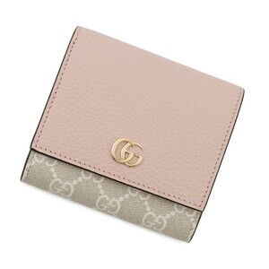 Gucci Double GG Bifold Wallet Leather